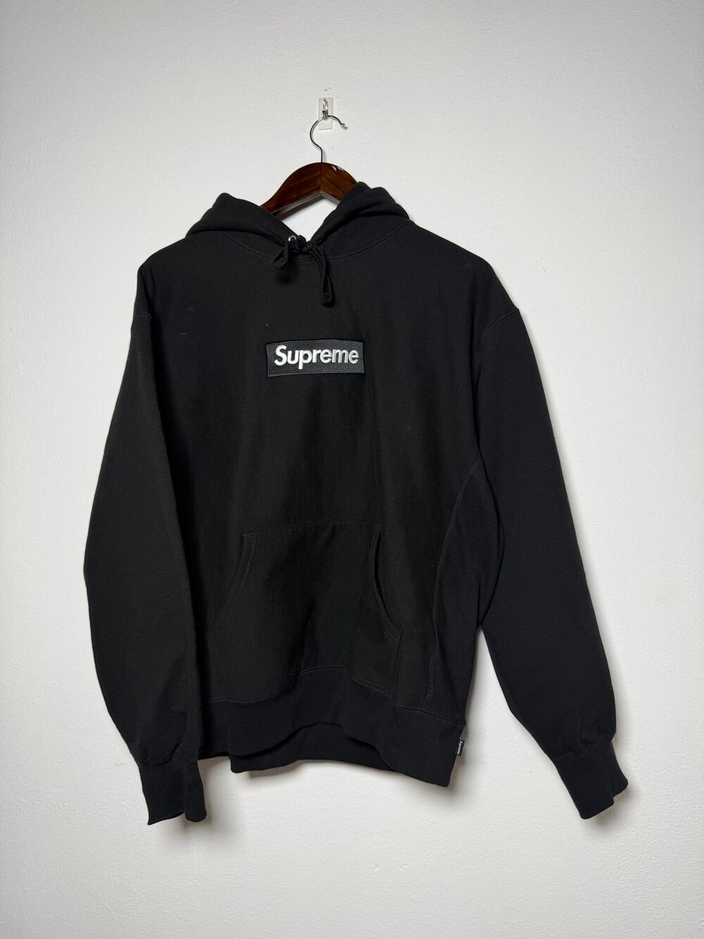 Supreme Black Box Logo Hoodie